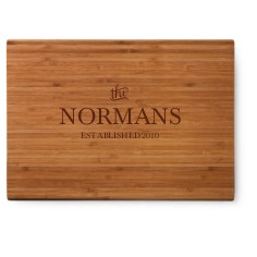 stately name cutting board