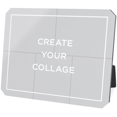 Create a Collage Desktop Plaque, Ticket, 8x10, Multicolor