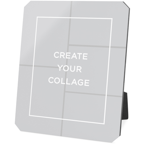 Create a Collage Portrait Desktop Plaque, Ticket, 8x10, Multicolor, multi