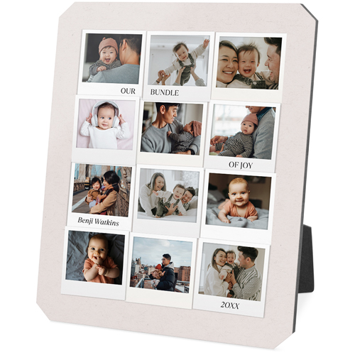 First Year Frames Desktop Plaque, Ticket, 8x10, White