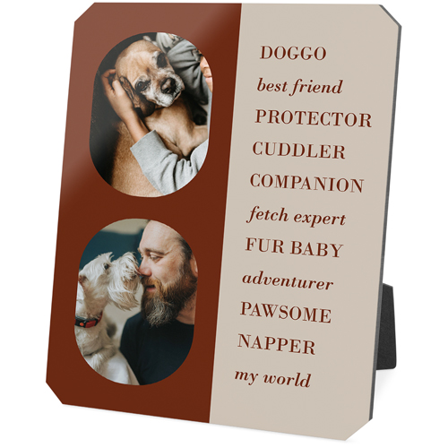Traits of the Best Desktop Plaque, Ticket, 8x10, Brown