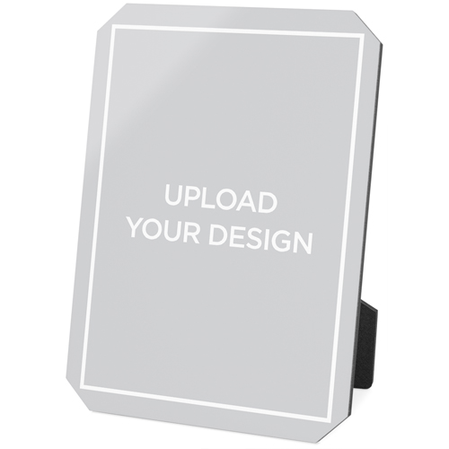 Upload Your Own Design Desktop Plaque, Ticket, 5x7, Multicolor