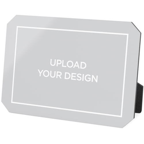 Upload Your Own Design Landscape Desktop Plaque, Ticket, 5x7, Multicolor