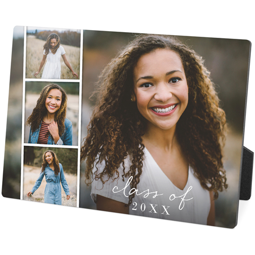 Photo Strip Landscape Desktop Plaque, Rectangle, 5x7, White
