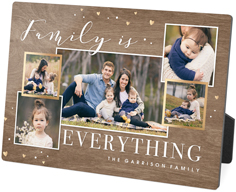 family overlap collage desktop plaque