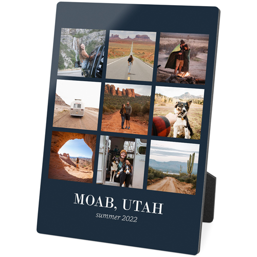 Gallery Of Nine Grid Desktop Plaque, Rectangle, 5x7, Multicolor, multi