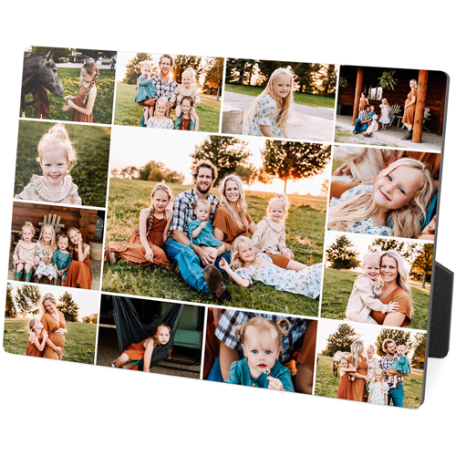 Gallery of Thirteen Desktop Plaque, Rectangle, 5x7, Multicolor