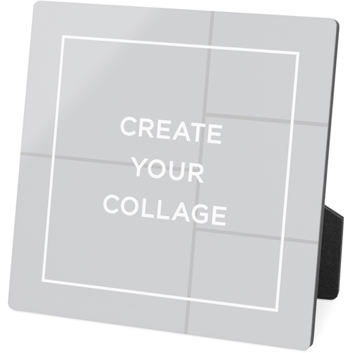 Create a Collage Portrait Desktop Plaque, Rectangle, 5x5, Multicolor