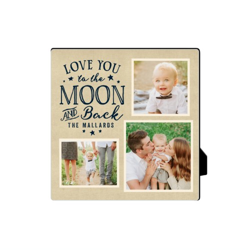 To The Moon Script Desktop Plaque Home Decor Shutterfly