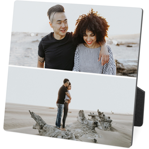 Gallery of Two Desktop Plaque, Rectangle, 5x5, Multicolor