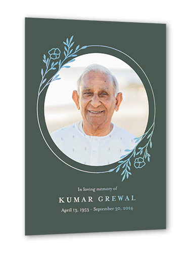 Resplendent Halo Sympathy, Green, Iridescent Foil, 5x7, Matte, Personalized Foil Cardstock, Square, Sage