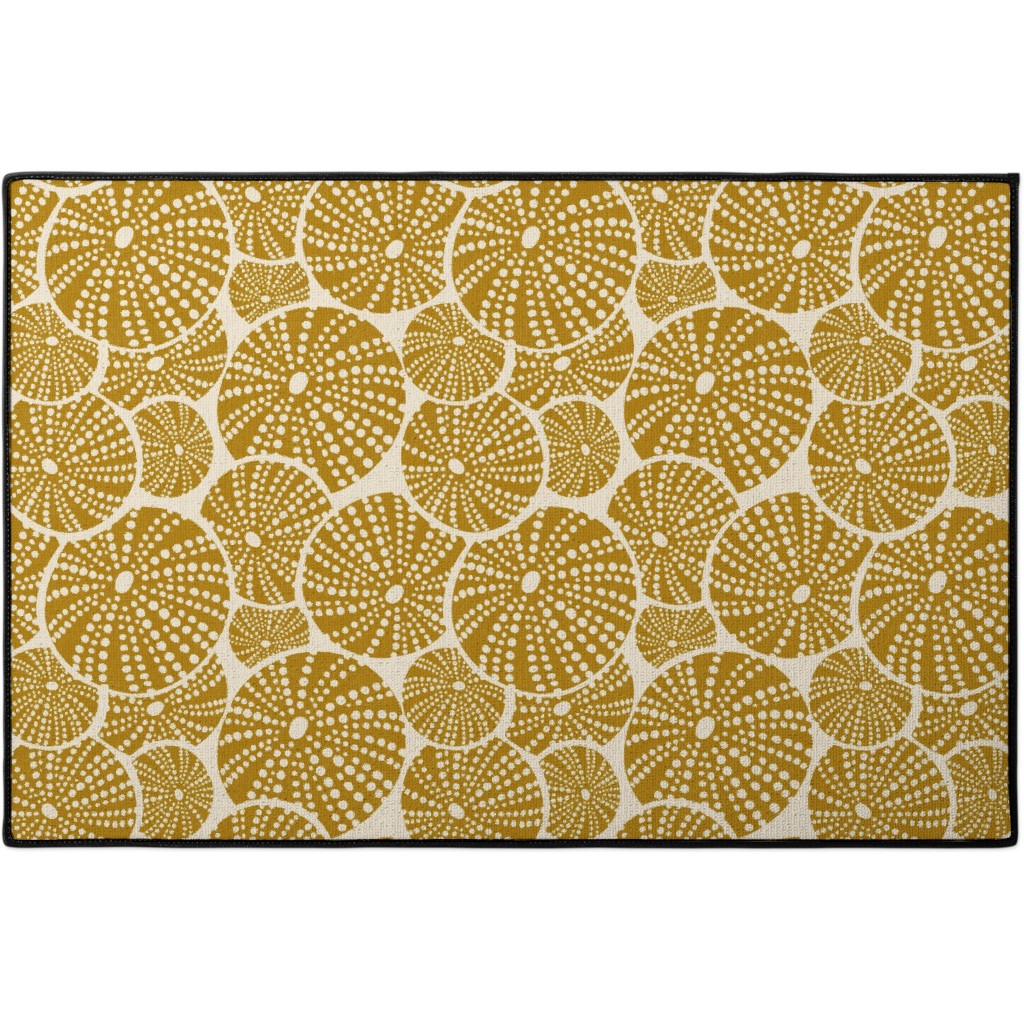 Bed of Urchins - Yellow Door Mat, Yellow