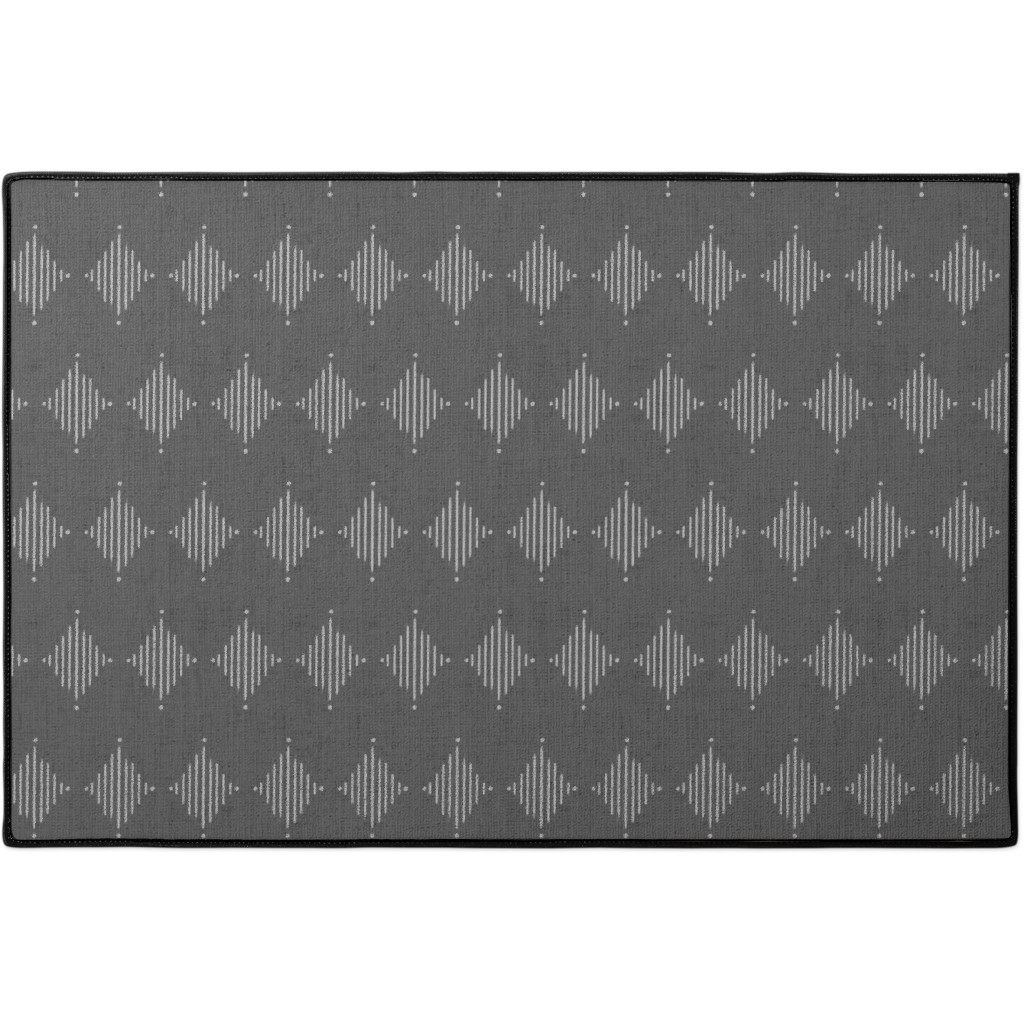 Brushed Diamond Lines Door Mat Shutterfly