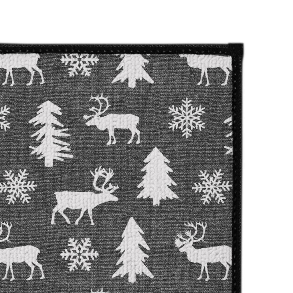 Winter Snow Door Mat by Shutterfly