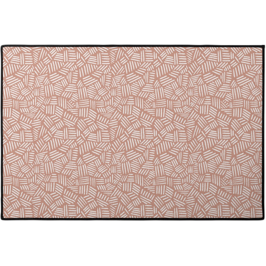 Dashes Pink Door Mat Shutterfly