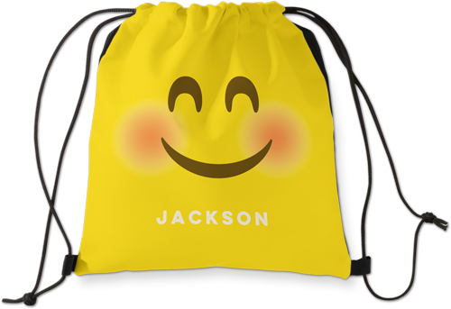 Emoji Smiles Drawstring Backpack