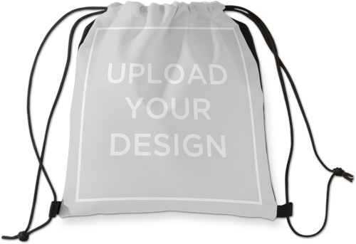 Upload Your Own Design Drawstring Backpack