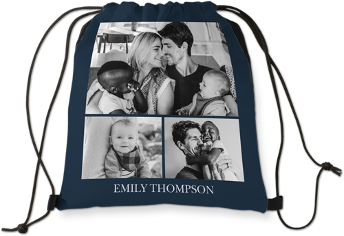 Gallery of Three Drawstring Backpack