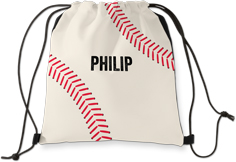 active baseball drawstring backpack
