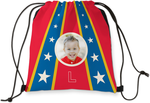Superhero Stars Drawstring Backpack | Shutterfly