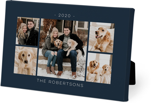 Gallery of Five Landscape Easel Back Canvas, 5x7, No Frame, Easel Back Canvas, Black, silhouette