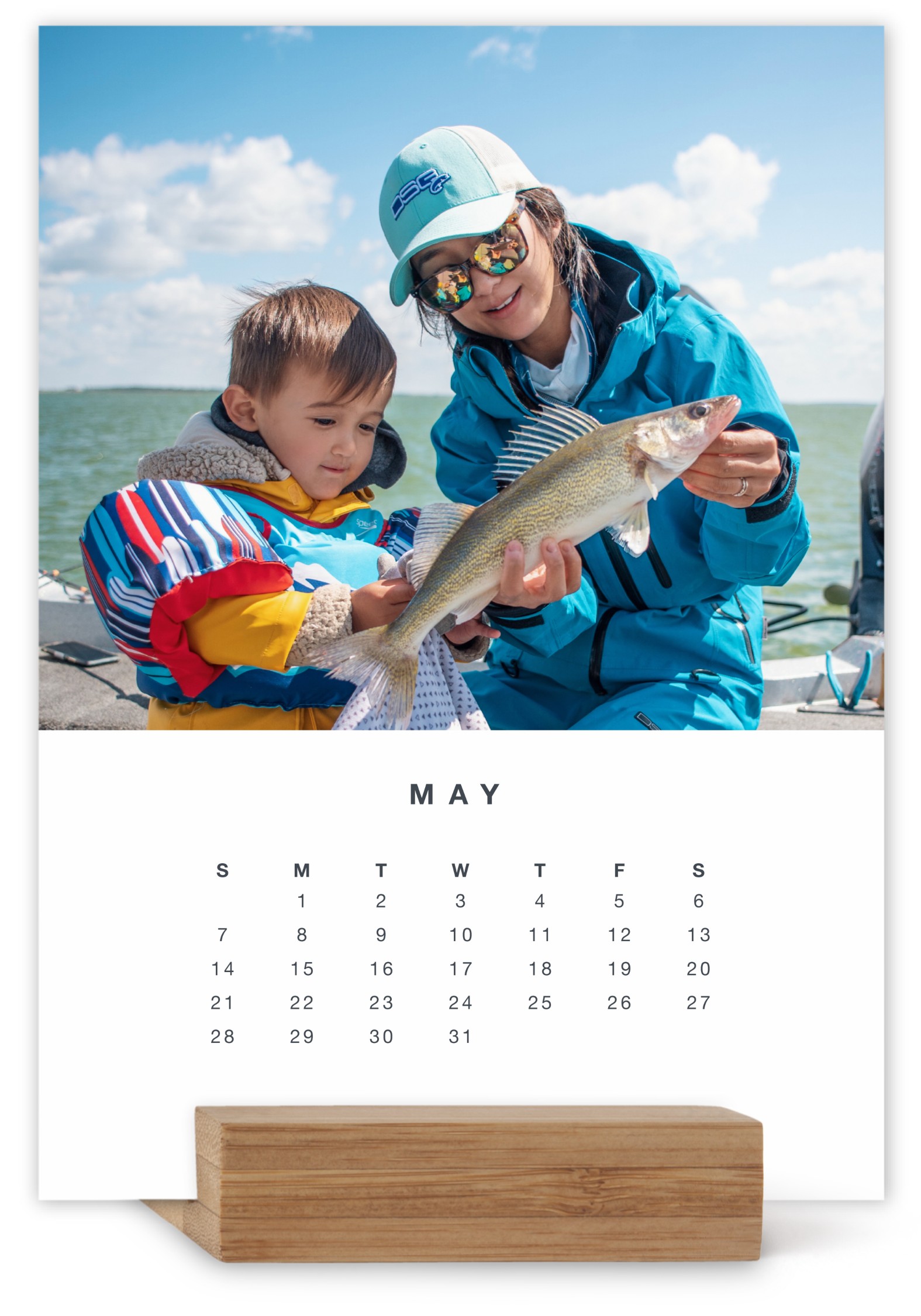 Photo Gallery Easel Calendar, Square Corners, Multicolor