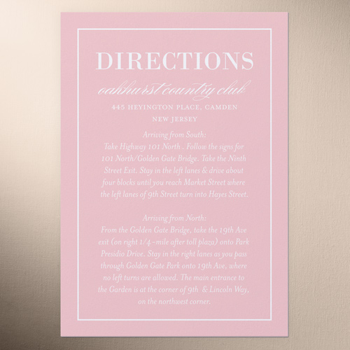 Wedding Enclosure Cards For Pastel Weddings