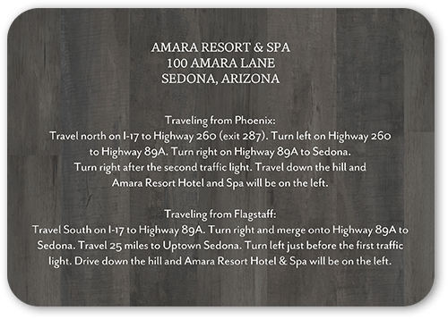 Simple Woodgrain Wedding Enclosure Card, Gray, Pearl Shimmer Cardstock, Rounded, Gray