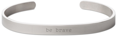 be brave engraved cuff