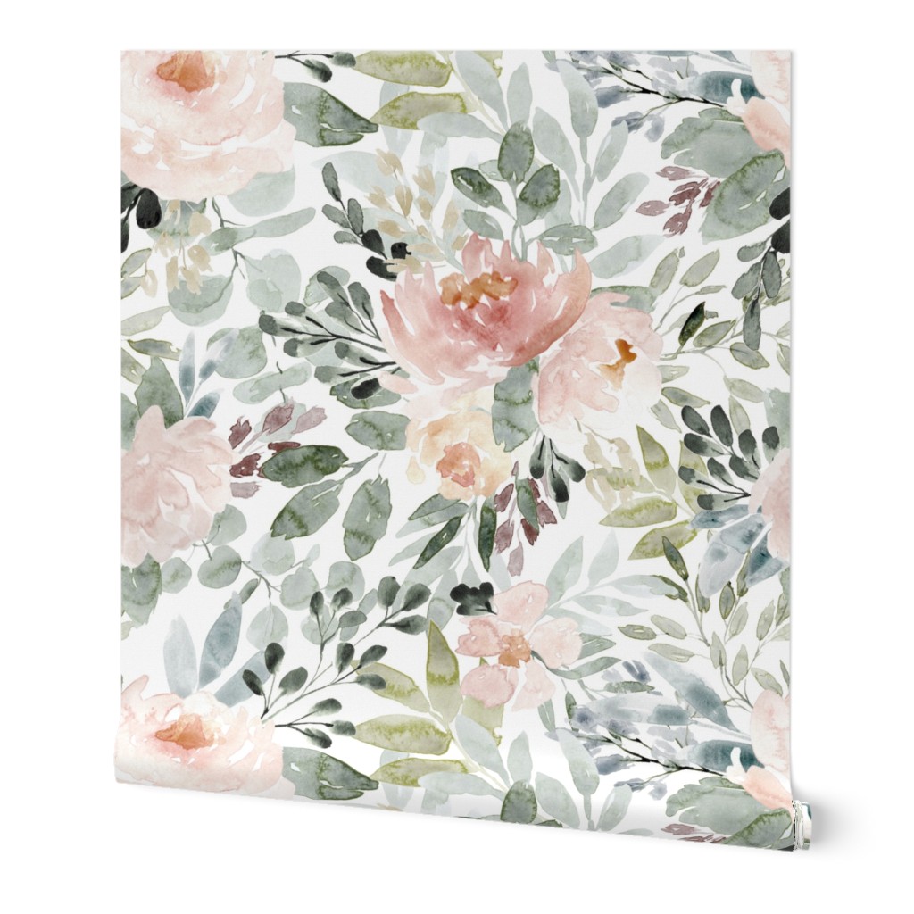 Spring Dream - Multi Wallpaper, 2'x12', Prepasted Removable Smooth, Multicolor