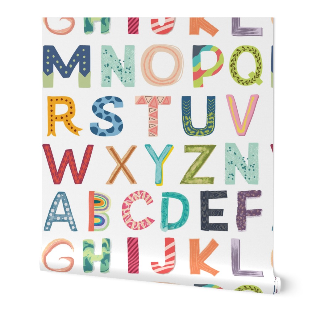 Alphabet Blocks - Multi Wallpaper | Shutterfly