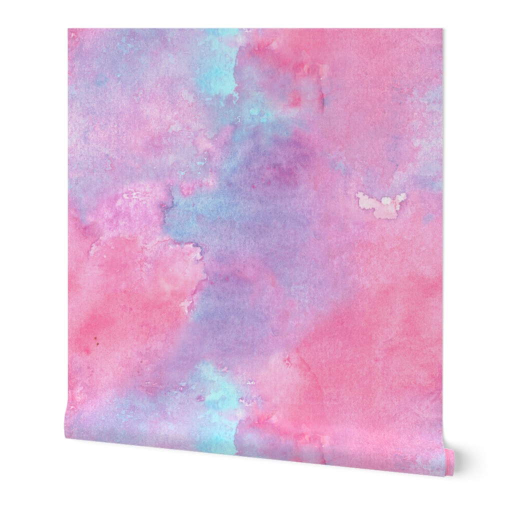 Watercolor Abstract - Pink, Purple and Blue Wallpaper | Shutterfly, image size:1024x1024