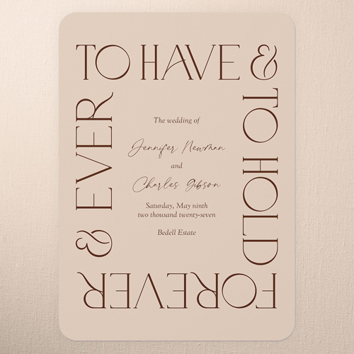 Romantic Gleam Wedding Program, Red, 5x7 Flat Program, Matte, Signature Smooth Cardstock, Rounded, Red