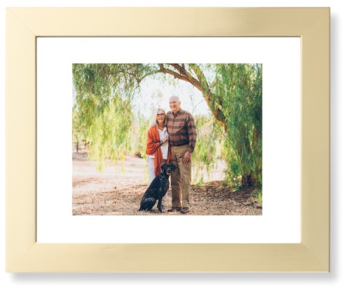 Landscape Photo Gallery Framed Print, Matte Gold, Contemporary, None, White, Single piece, 8x10, Multicolor, multi