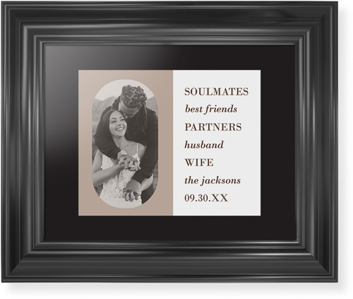 Traits of the Best Framed Print, Black, Classic, None, Black, Single piece, 8x10, Beige, rye