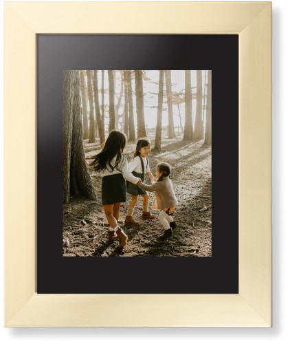 Photo Gallery Framed Print, Matte Gold, Contemporary, None, Black, Single piece, 8x10, Multicolor, multi