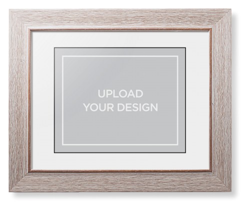 Upload Your Own Design Framed Print, Rustic, Modern, Black, White, Single piece, 8x10, Multicolor
