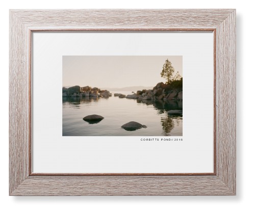 Modern Gallery Framed Print, Rustic, Modern, None, White, Single piece, 8x10, White