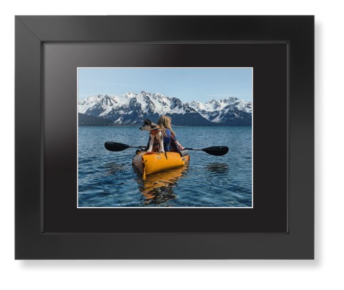 Photo Gallery Landscape Framed Print, Black, Contemporary, White, Black, Single piece, 8x10, Multicolor, multi
