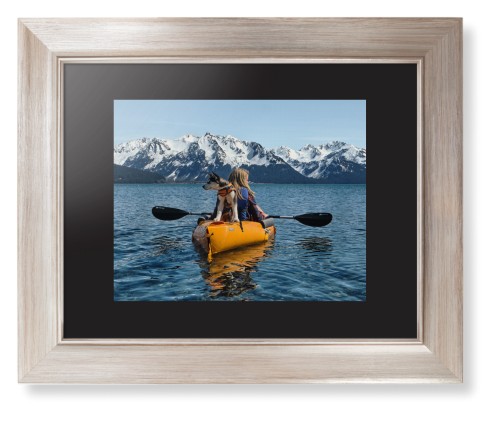 Photo Gallery Landscape Framed Print, Metallic, Modern, Black, Black, Single piece, 8x10, Multicolor