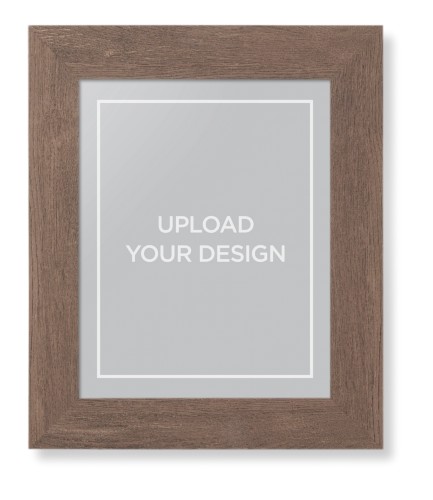 Upload Your Own Design Portrait Framed Print, Walnut, Contemporary, None, None, Single piece, 8x10, Multicolor, multi