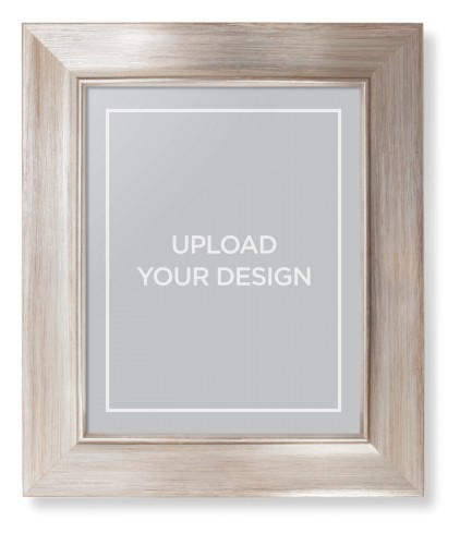 Upload Your Own Design Portrait Framed Print, Metallic, Modern, None, None, Single piece, 8x10, Multicolor