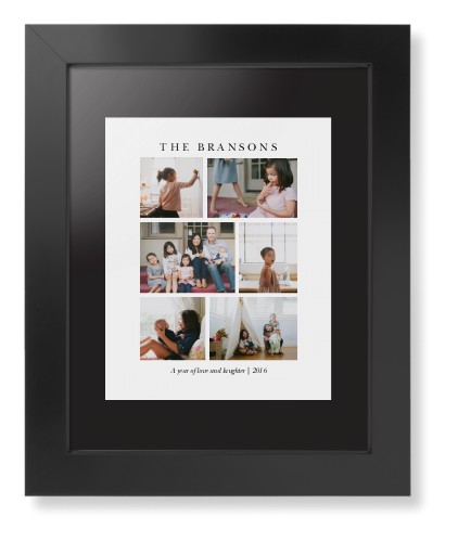 Gallery Montage of Memories Framed Print, Black, Contemporary, Black, Black, Single piece, 8x10, White, white