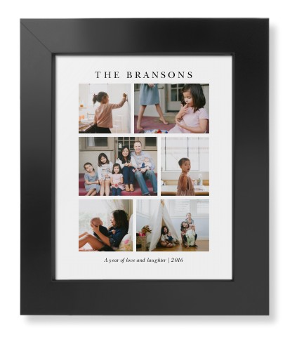Gallery Montage of Memories Framed Print, Black, Contemporary, None, None, Single piece, 8x10, White, white