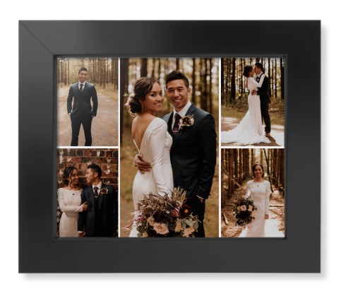 Gallery of Five Framed Print, Black, Contemporary, None, None, Single piece, 8x10, Multicolor