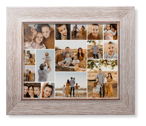 Gallery of Fifteen Framed Print, Rustic, Modern, None, None, Single piece, 8x10, Multicolor