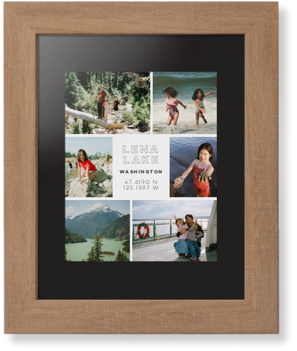 Modern Adventure Gallery Of Six Framed Print, Natural, Contemporary, Black, Black, Single piece, 8x10, Multicolor, multi