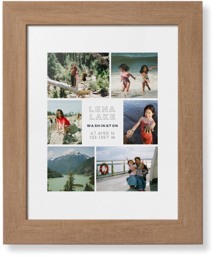 Modern Adventure Gallery Of Six Framed Print, Natural, Contemporary, White, White, Single piece, 8x10, Multicolor, multi