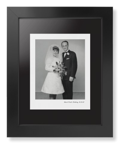 Modern Gallery of One Portrait Framed Print, Black, Contemporary, Black, Black, Single piece, 8x10, Multicolor, multi