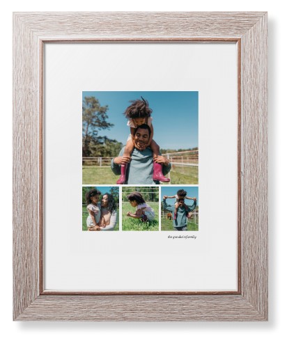 Modern Hero Gallery Of Four Portrait Framed Print, Rustic, Modern, None, White, Single piece, 8x10, Multicolor